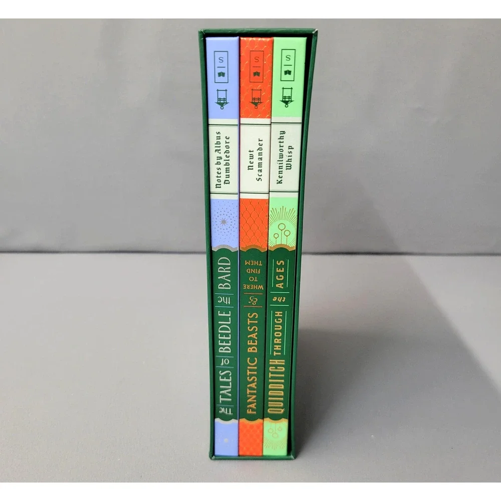 Hogwarts Library Box Set J.K. Rowling Hardcover Tales Beedle Bard Fantastic Book